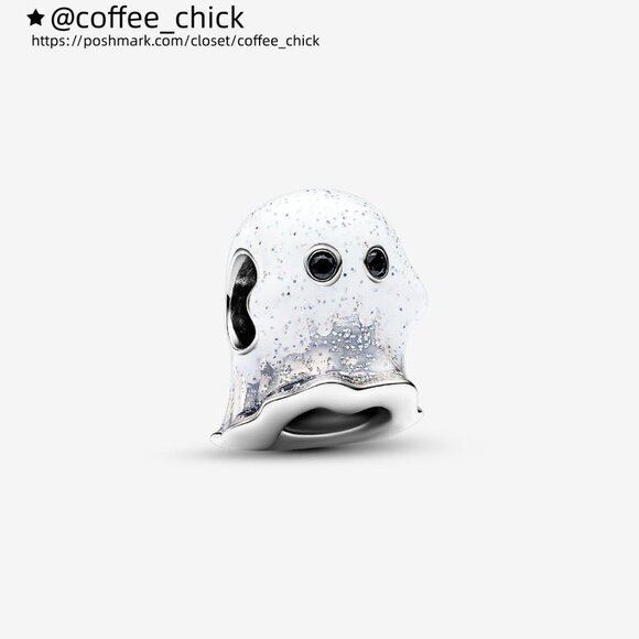 Pandora Glow-in-the-dark Boo Ghost Charm - Picture 1 of 5